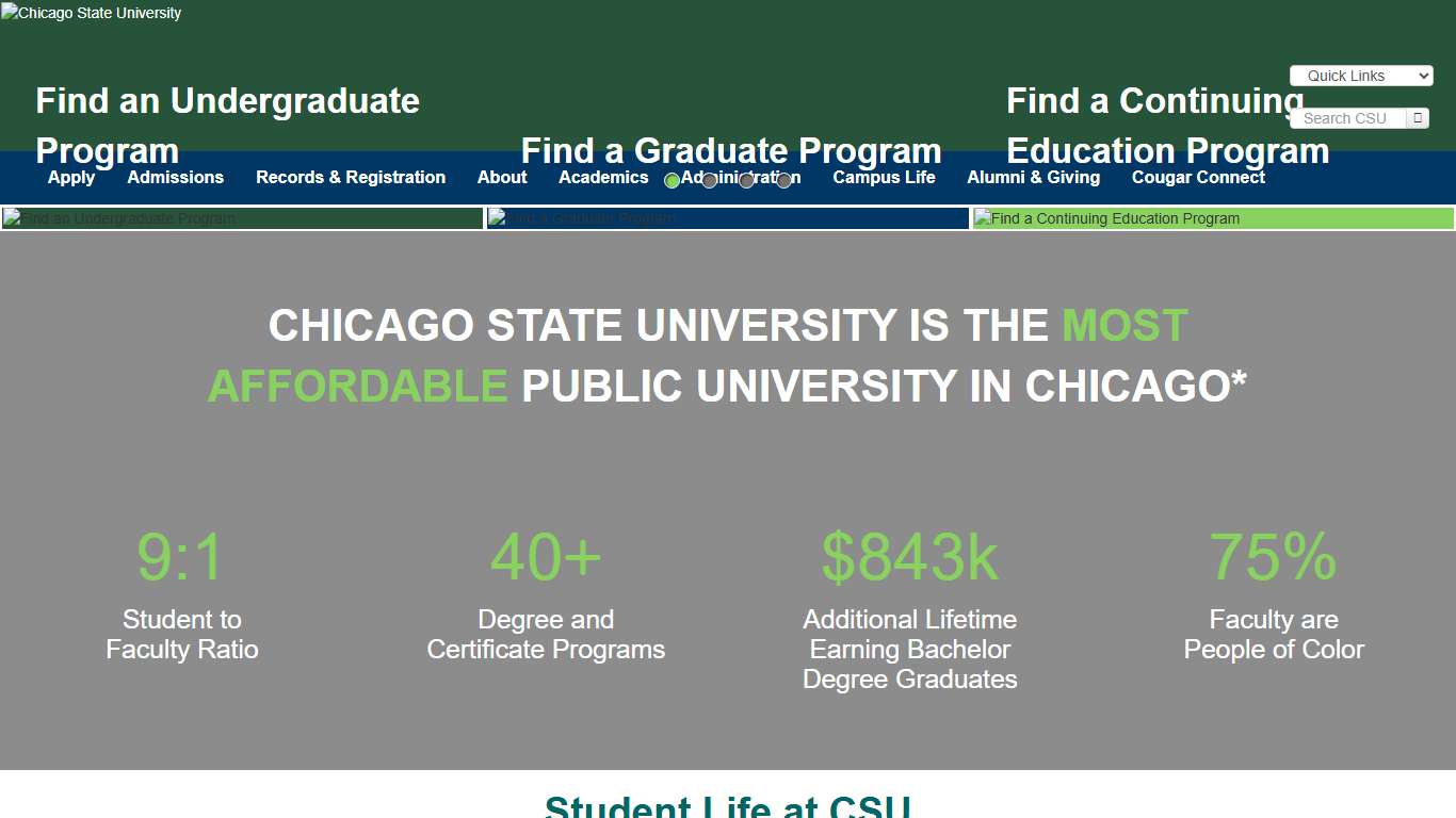 Chicago State University - Home